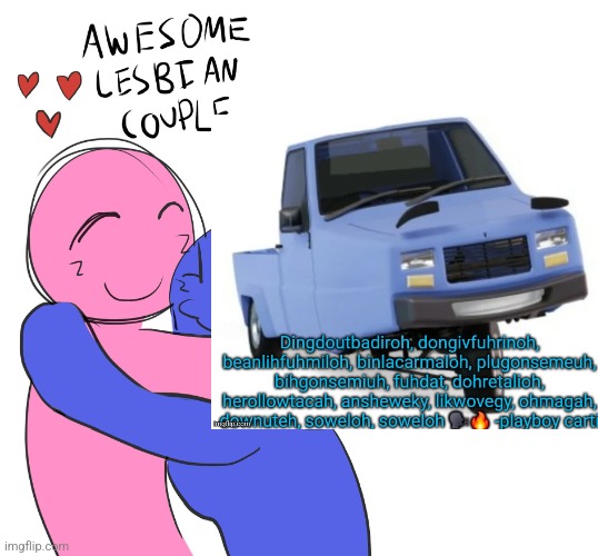 Awesome Lesbian Couple | image tagged in awesome lesbian couple | made w/ Imgflip meme maker