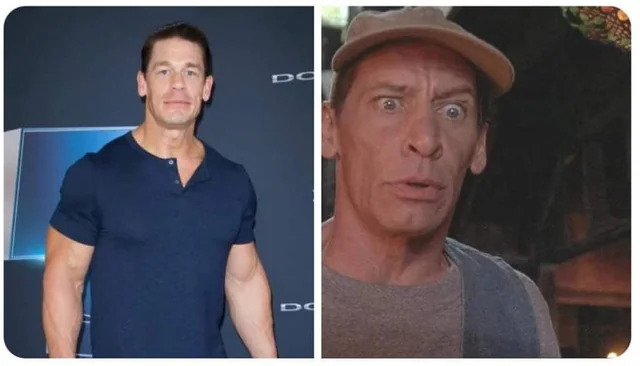 Cena Scared Stupid Blank Meme Template