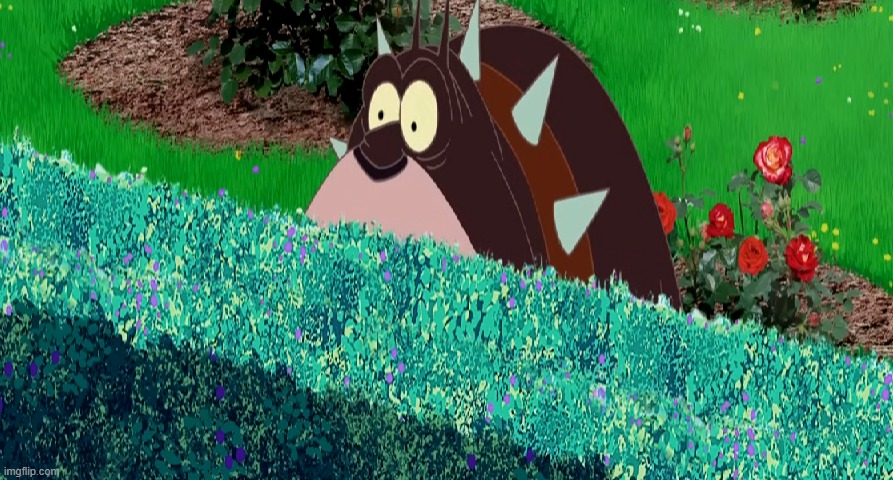 Bob Peeking | image tagged in oggy | made w/ Imgflip meme maker