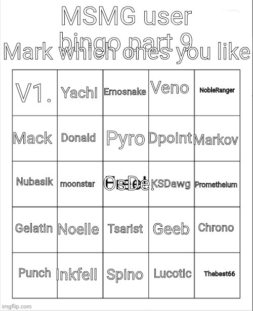 Promoting this again | image tagged in msmg user bingo part 9,msmg,memes,bingo,promotion | made w/ Imgflip meme maker