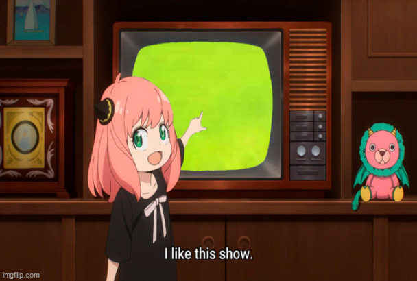 anya like grass Blank Meme Template