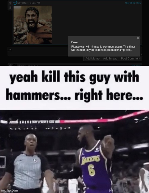 i'm not even doing anything anymore to sal ts actual toxicity | image tagged in kill this guy with hammers | made w/ Imgflip meme maker