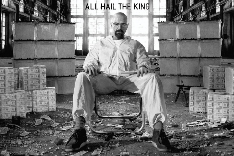 ALL HAIL WALTER WHITE | image tagged in walter white | made w/ Imgflip meme maker