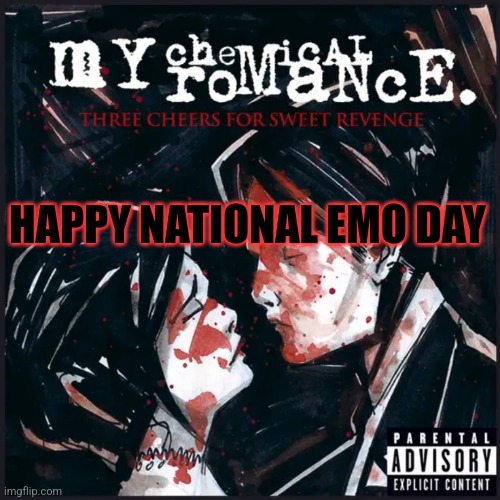 HAPPY NATIONAL EMO DAY | image tagged in emo | made w/ Imgflip meme maker