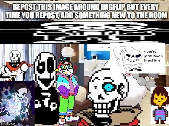 image tagged in repost,memes,undertale,bread time | made w/ Imgflip meme maker