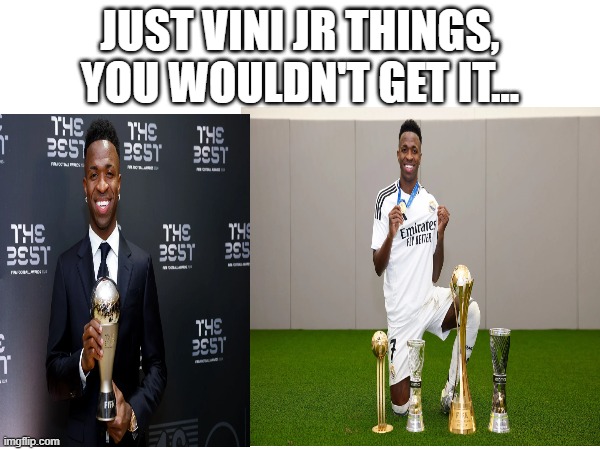 JUST VINI JR THINGS, YOU WOULDN'T GET IT... | made w/ Imgflip meme maker