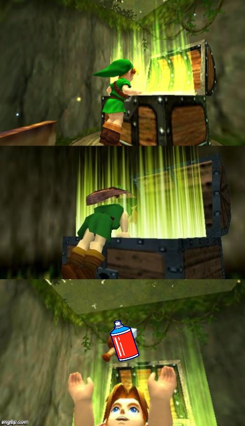 Link Gets Item | image tagged in link gets item | made w/ Imgflip meme maker