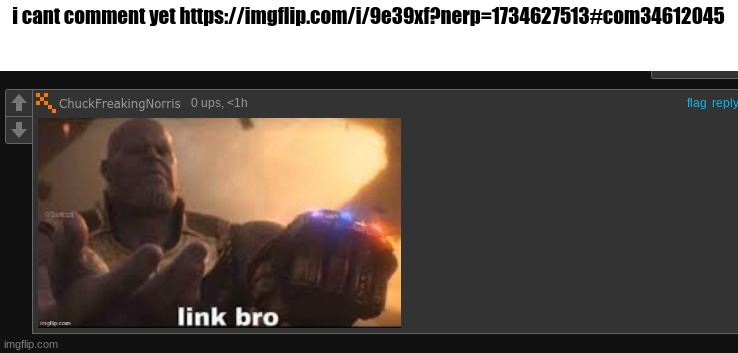 i cant comment yet https://imgflip.com/i/9e39xf?nerp=1734627513#com34612045 | made w/ Imgflip meme maker