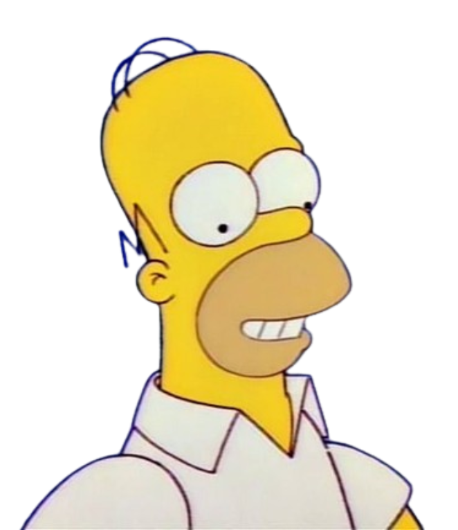 Homer Simpson Blank Meme Template