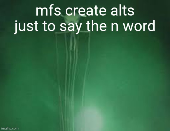 magnapinna squid stare | mfs create alts just to say the n word | image tagged in magnapinna squid stare | made w/ Imgflip meme maker