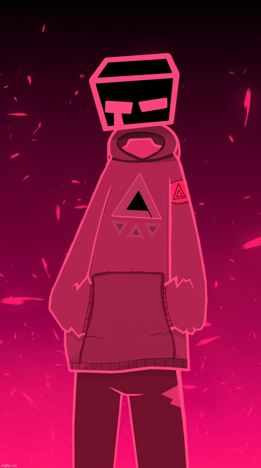 GC "The fallen hero", Finally made a good drawing of my oc yippeeee | made w/ Imgflip meme maker