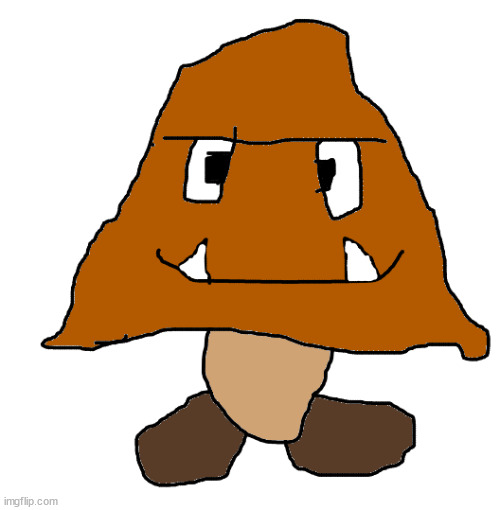 High Quality devious ahh goomba Blank Meme Template