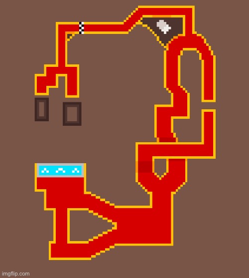 Mario Kart course I made called Kamek’s Library | made w/ Imgflip meme maker