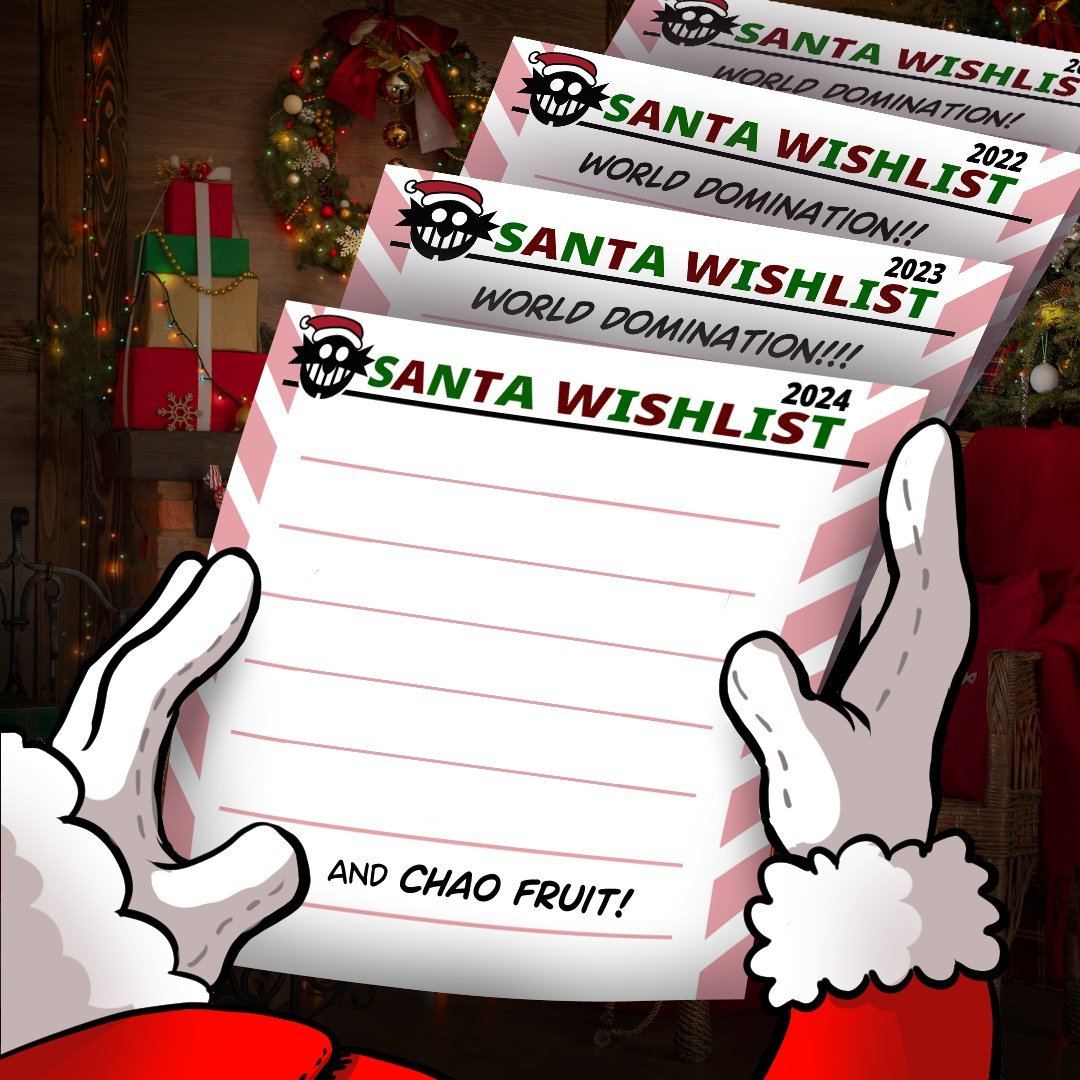 High Quality Santa Wishlist Blank Meme Template