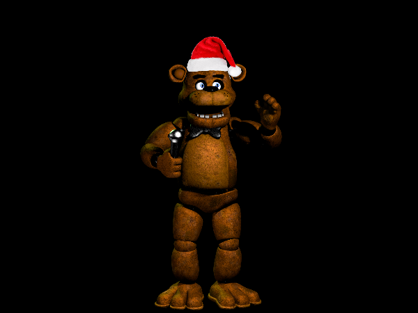 Freddy is Ready for Christmas Blank Meme Template