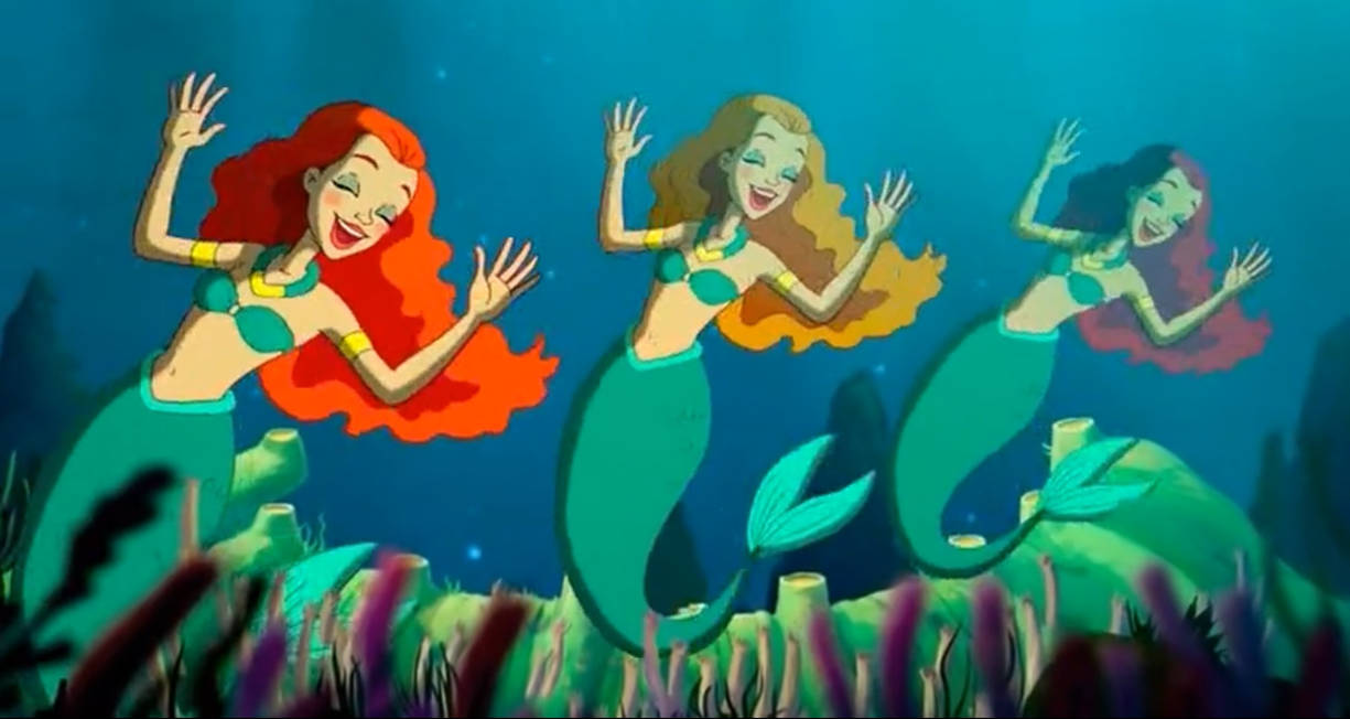 singing mermaids Blank Meme Template