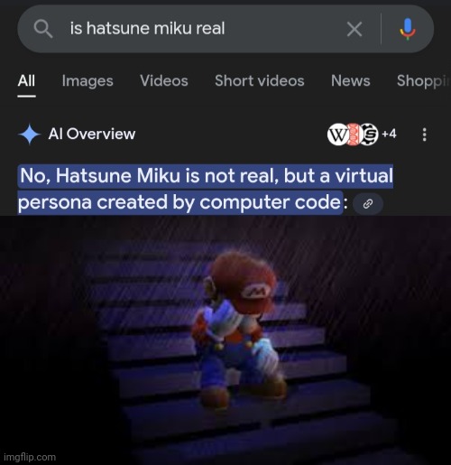 image tagged in sad mario | made w/ Imgflip meme maker