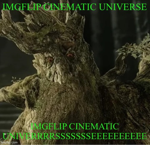 Iceu died in Endgame | IMGFLIP CINEMATIC UNIVERSE; IMGFLIP CINEMATIC UNIVERRRRSSSSSSSEEEEEEEEEE | image tagged in hecate | made w/ Imgflip meme maker