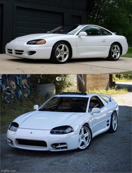 Just a reminder that the Dodge Stealth and the Mitsubishi 3000GT are almost the same car | made w/ Imgflip meme maker