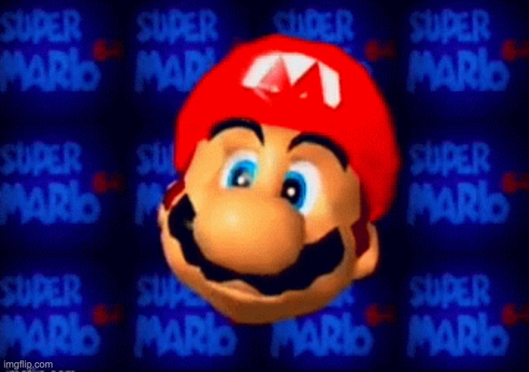 image tagged in mario head | made w/ Imgflip meme maker