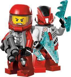 Lego Galaxy Squad Red Team Blank Meme Template