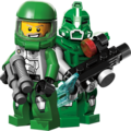 High Quality Lego Galaxy Squad Green Team Blank Meme Template