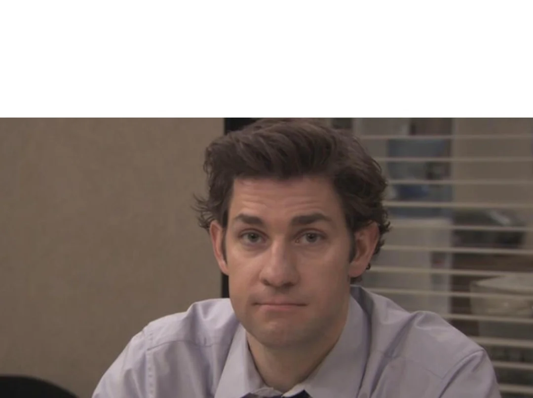 serious jim Blank Meme Template