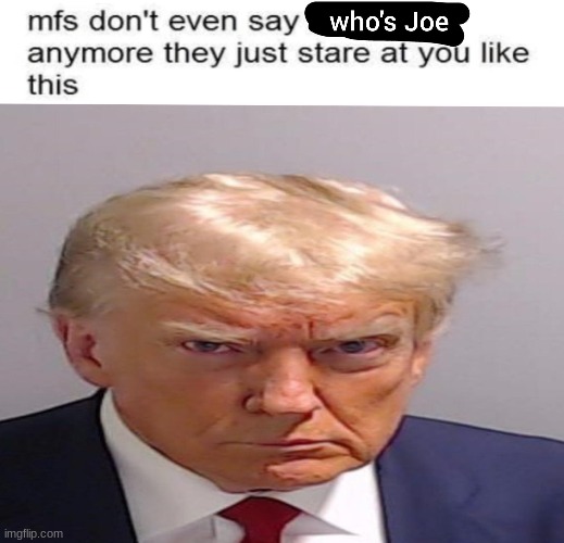 we shall return to our regularly scheduled shitposting | image tagged in gifs,memes,funny,shitpost,joe,donald trump | made w/ Imgflip meme maker