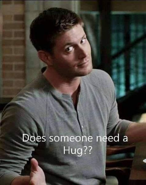 High Quality Dean Offers Hugs Blank Meme Template