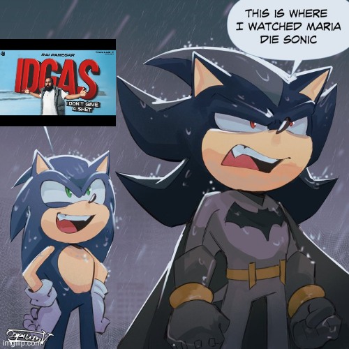 Shadow and sonic | image tagged in shadow and sonic | made w/ Imgflip meme maker
