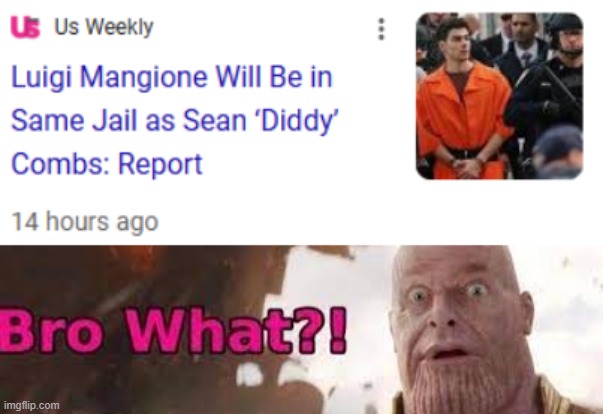 image tagged in thanos - bro what | made w/ Imgflip meme maker