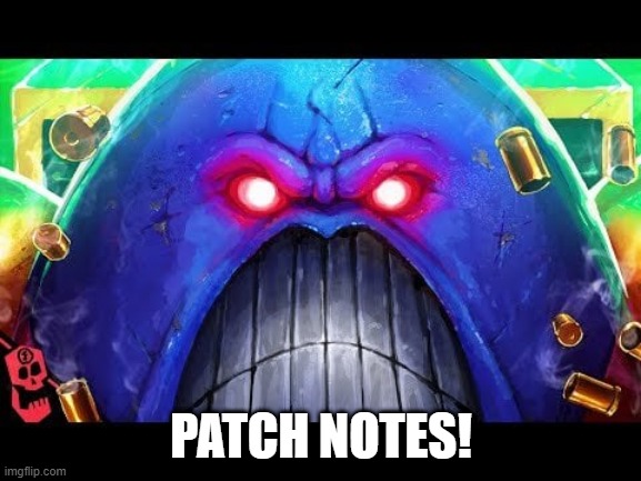 Space King | PATCH NOTES! | image tagged in space king | made w/ Imgflip meme maker