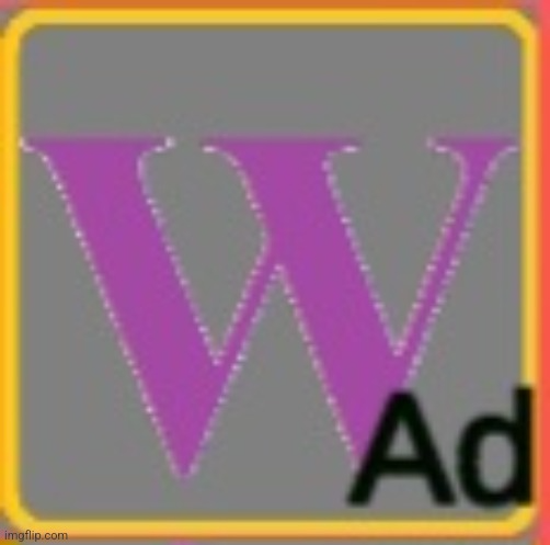 High Quality Purple Wikipedia logo Blank Meme Template