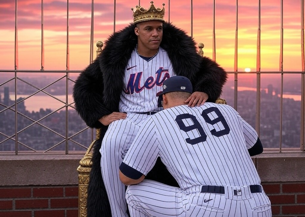 Juan Soto King Of NY Baseball Blank Meme Template