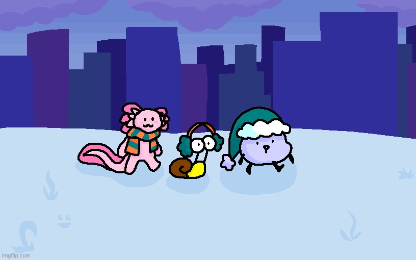 Winter friends | made w/ Imgflip meme maker