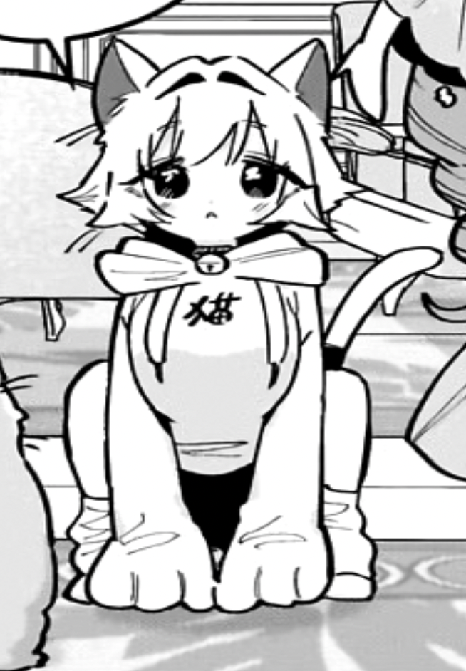 100kanojo Nekonari Tama catgirl Blank Meme Template