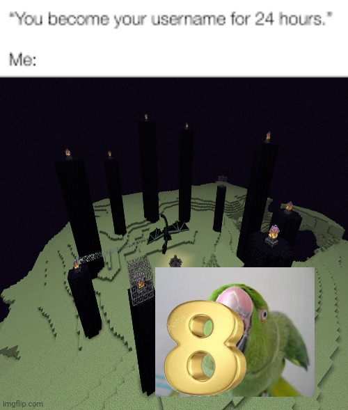 you become your username for 24 hours | image tagged in you become your username for 24 hours | made w/ Imgflip meme maker