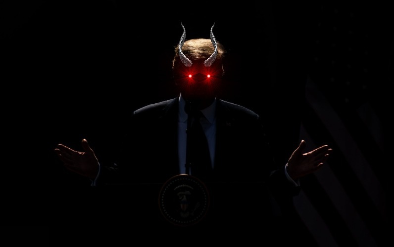 maga demon Blank Meme Template