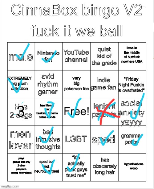 I have Asian parents. | 3 | image tagged in cinnabox bingo 2 | made w/ Imgflip meme maker