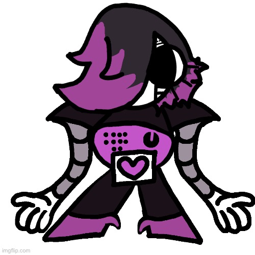 Some Mettaton fanart made by my friend V | image tagged in mettaton,mettaton ex,fanart,undertale,not mine | made w/ Imgflip meme maker