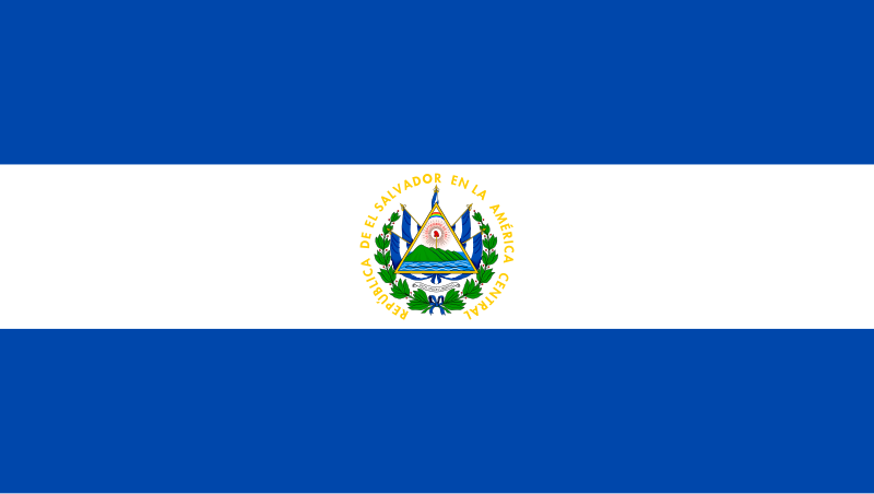 Bandera de El Salvador Blank Meme Template