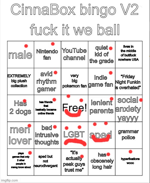 CinnaBox bingo 2 | image tagged in cinnabox bingo 2 | made w/ Imgflip meme maker