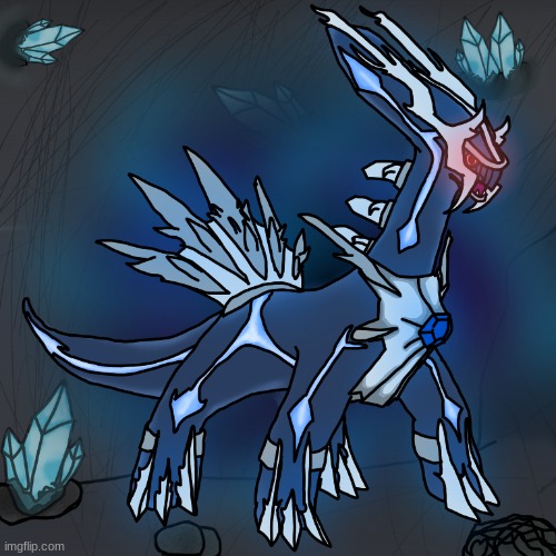 A slight tweaking of Dialga's design | made w/ Imgflip meme maker