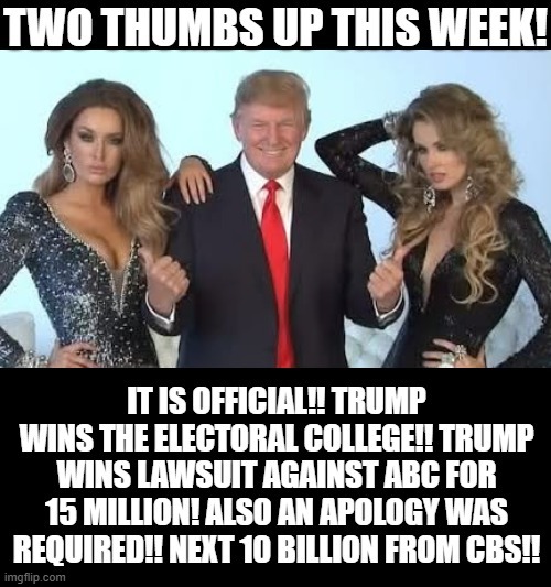 Trump!!! Two Thumbs Up!!! | image tagged in thumbs up,terminator thumbs up,donald trump thumbs up,thumbs up rambo,flooding thumbs up | made w/ Imgflip meme maker