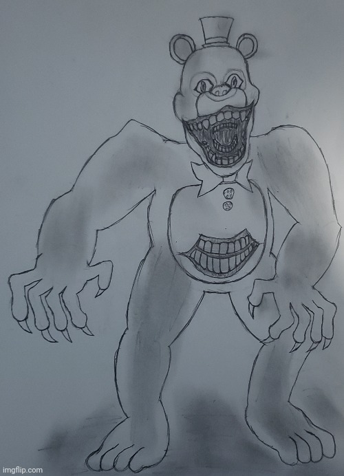 SAY MY NAME. | image tagged in fnaf,drawing | made w/ Imgflip meme maker