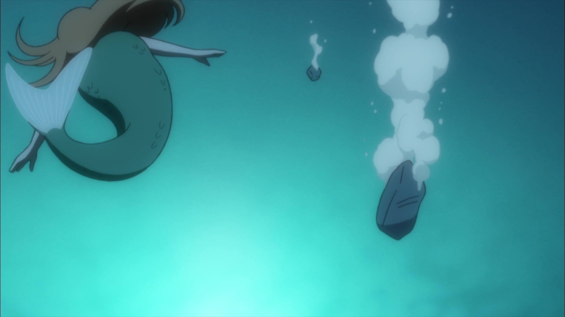 the mermaid arives Blank Meme Template
