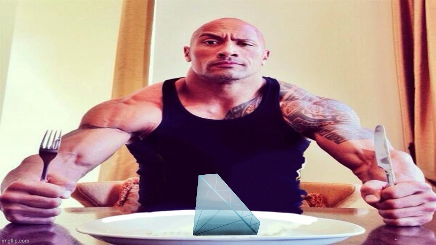 Dwayne the rock eating | image tagged in dwayne the rock eating | made w/ Imgflip meme maker