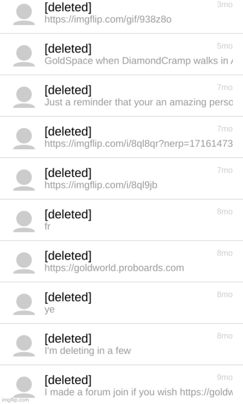 the graveyard in my memechats | made w/ Imgflip meme maker