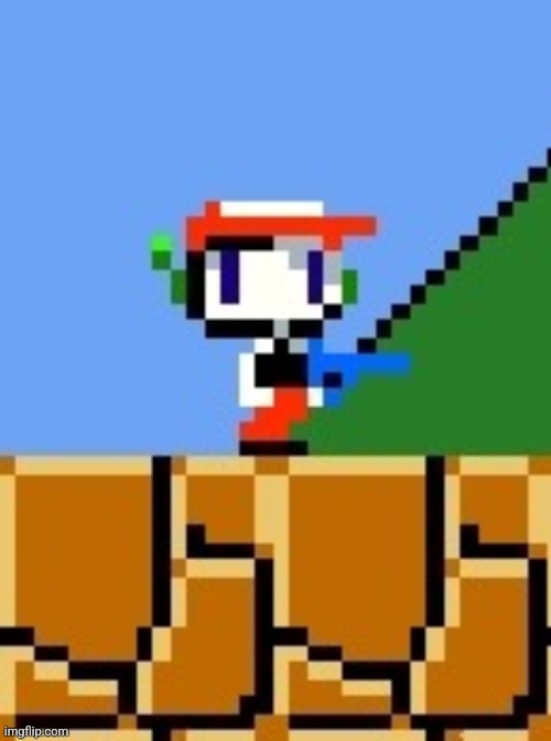 this ain't right | image tagged in mario,cave story | made w/ Imgflip meme maker