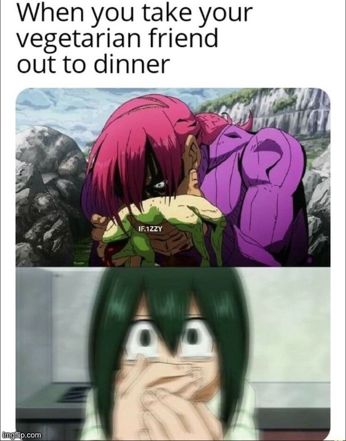 Didn’t know phones could save you if you were low in iron | image tagged in jojo's bizarre adventure,my hero academia | made w/ Imgflip meme maker